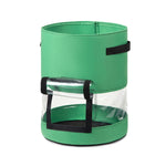 Saco Transparente para Batatas com Cobertura no Meio para Cultivo de Plantas 360 Graus, Grande (35x45cm) 43 Litros/10 Galões, Médio (30x35cm) 26 Litros/7 Galões