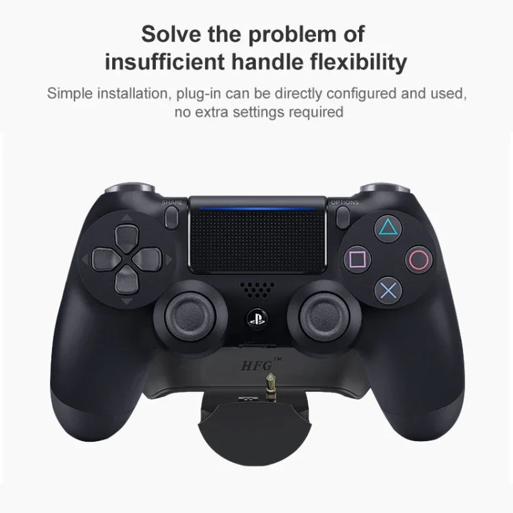 Placa de Ligação da Tecla Lateral Traseira do Comando Heart For Game Controlador, Botões Adicionais na Parte de Trás, Ligue a Unidade de Extensão Traseira para PS4, 2