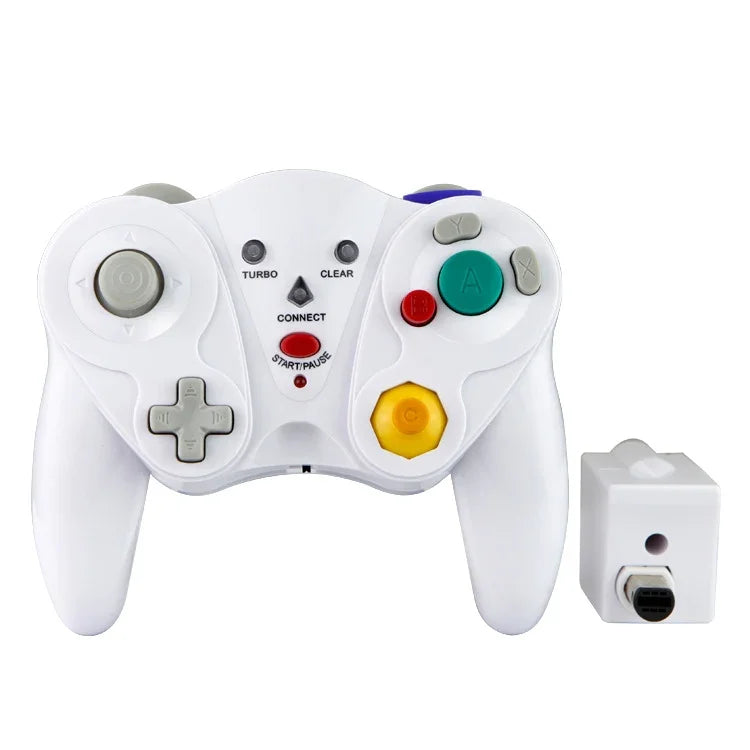 Comando Sem Fios HY-5201 2.4HGz para Nintendo NGC, HY-5201 Branco, HY-5201 Roxo, HY-5201 Preto, HY-5201 Laranja, HY-5201 Prateado