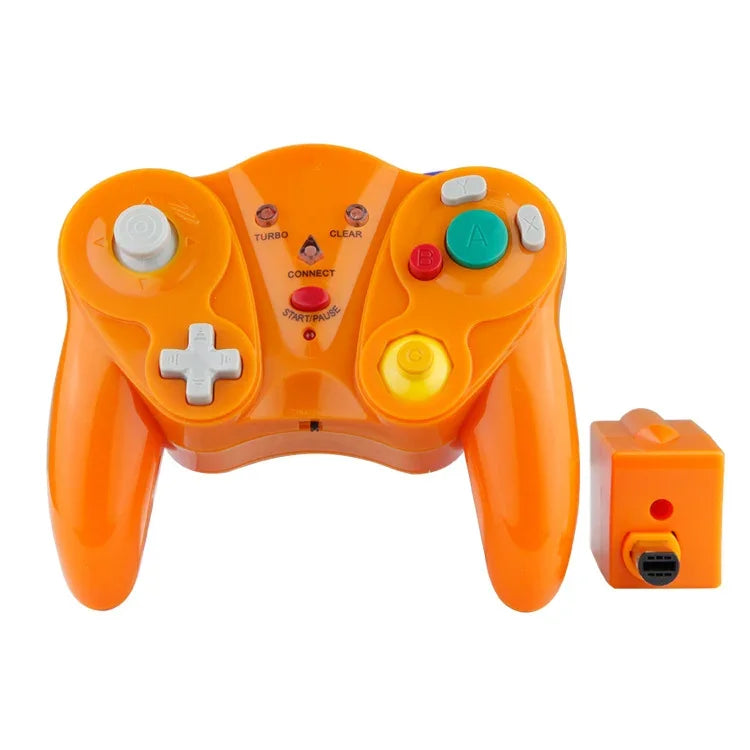 Comando Sem Fios HY-5201 2.4HGz para Nintendo NGC, HY-5201 Branco, HY-5201 Roxo, HY-5201 Preto, HY-5201 Laranja, HY-5201 Prateado