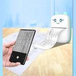 Impressora Térmica Mini Portátil Bluetooth Impressora de Fotos Impressora para Coleção de Erros de Trabalhos de Casa de Estudantes, Impressora Térmica Mini C9