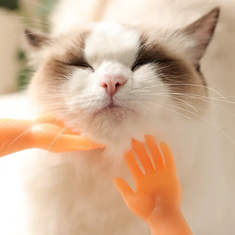 Dedais de Massagem para Animais e Luvas para Gatos, Dedal de Massagem