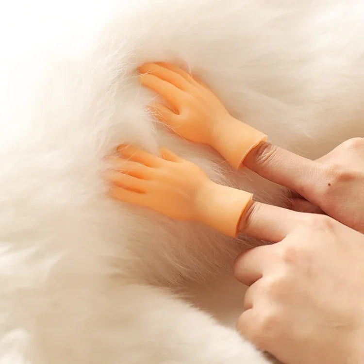 Dedais de Massagem para Animais e Luvas para Gatos, Dedal de Massagem