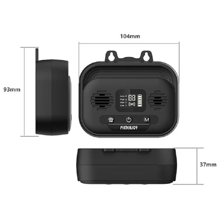 Produtos para Animais Ultrassónico Bark Stopper Treinador de Cães Repelente para Cães Interior e Exterior, Edição Inteligente Preta