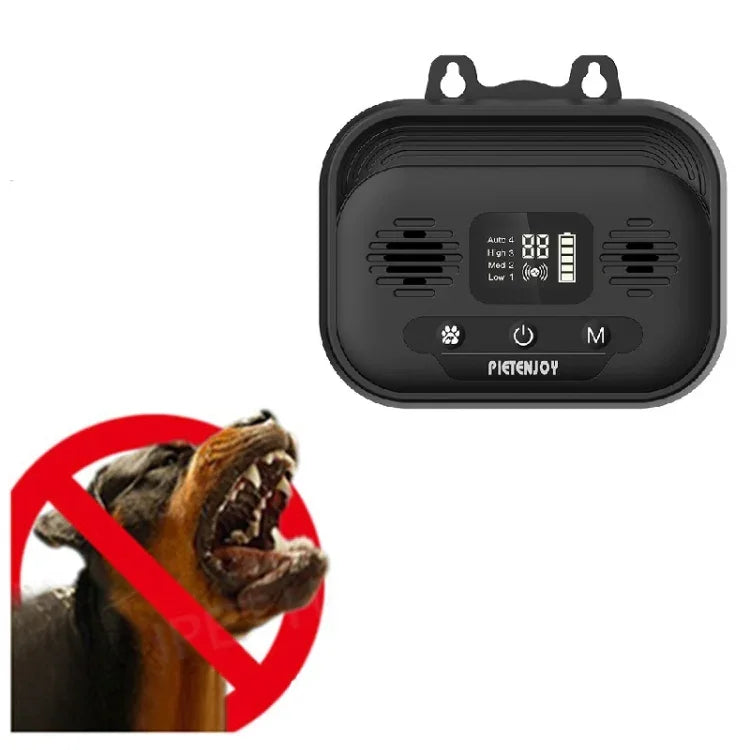 Produtos para Animais Ultrassónico Bark Stopper Treinador de Cães Repelente para Cães Interior e Exterior, Edição Inteligente Preta