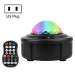 Mini Projetor de Luz Laser Bola Mágica 10W com Controlo por Som, Luz de Palco Flash, Plugue US, Plugue UE, Plugue UK, Plugue AU