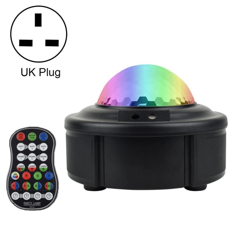 Mini Projetor de Luz Laser Bola Mágica 10W com Controlo por Som, Luz de Palco Flash, Plugue US, Plugue UE, Plugue UK, Plugue AU