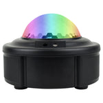 Mini Projetor de Luz Laser Bola Mágica 10W com Controlo por Som, Luz de Palco Flash, Plugue US, Plugue UE, Plugue UK, Plugue AU