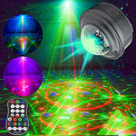 Mini Projetor de Luz Laser Bola Mágica 10W com Controlo por Som, Luz de Palco Flash, Plugue US, Plugue UE, Plugue UK, Plugue AU