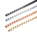 Joalharia de Colar em Aço de Titânio Magnético CNC-007, CNC-007(Dourado), CNC-007(Ouro Rosa), CNC-007(Preto), CNC-007(Cor Aço)