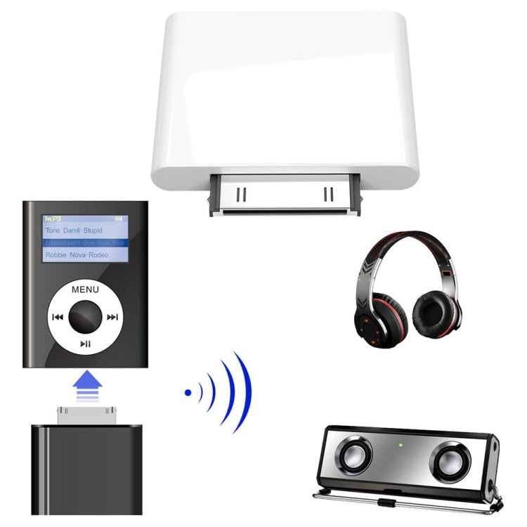 Transmissor de Áudio Bluetooth4.1 IPF01 30 Pinos para IPod Entrega de Cor Aleatória