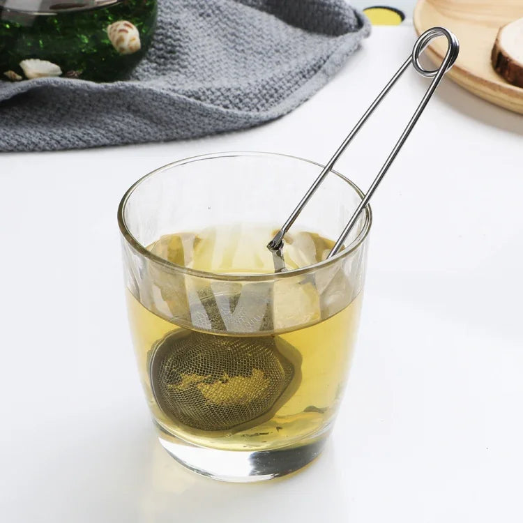 2 Peças de Infusor de Chá em Malha Esférica de Aço Inoxidável para Chá, Café, Ervas e Especiarias