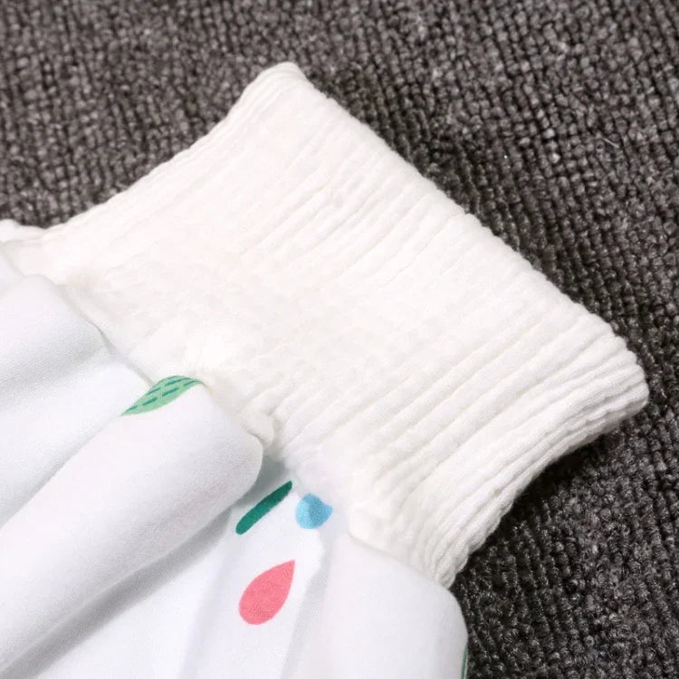 Fraldas de tecido impermeáveis e à prova de fugas para bebé, laváveis, em algodão, para crianças, calças para enurese, L