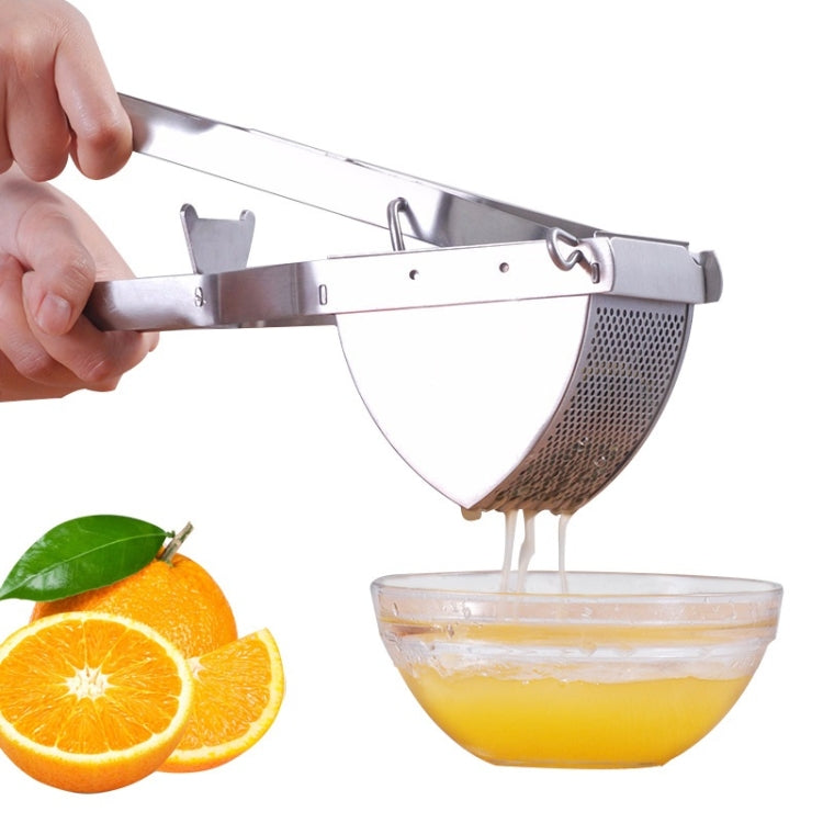 Amassador manual de batatas em aço inoxidável para puré de batata e sumo de fruta, amassador de batatas