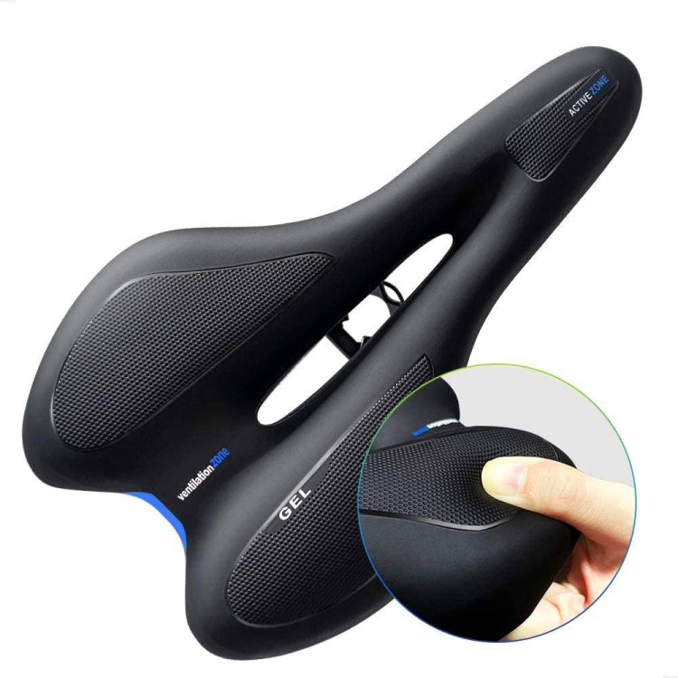 Banco de Bicicleta em Gel de Silicone para Bicicleta de Montanha, Preto e Vermelho, Preto e Amarelo, Preto e Azul