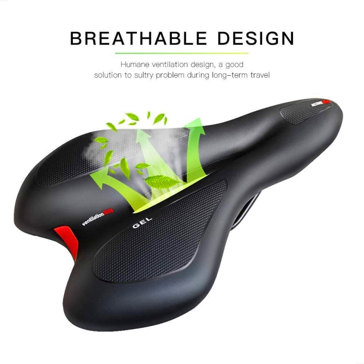 Banco de Bicicleta em Gel de Silicone para Bicicleta de Montanha, Preto e Vermelho, Preto e Amarelo, Preto e Azul