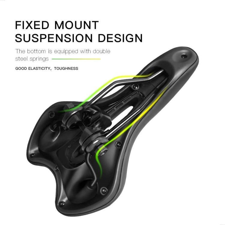 Banco de Bicicleta em Gel de Silicone para Bicicleta de Montanha, Preto e Vermelho, Preto e Amarelo, Preto e Azul