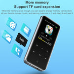 Leitor MP3 Portátil Bluetooth com Ecrã Tátil Gravador E-Book, 4GB, 8GB, 16GB, 32GB