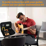 Conjunto de 7 Peças para Troca de Cordas de Guitarra, Ferramenta de Reparação e Manutenção de Guitarra, Kit para Troca de Cordas de Guitarra