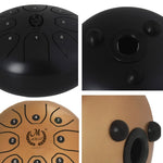 MEIBEITE Tambor C-Tune Sânscrito de 5,5 Polegadas com Língua de Aço, Tambor Vazio Sem Preocupações, MEIBEITE Preto, MEIBEITE Dourado, MEIBEITE Roxo, MEIBEITE Azul, MEIBEITE Verde, MEIBEITE Branco, MEIBEITE Vermelho