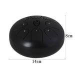 MEIBEITE Tambor C-Tune Sânscrito de 5,5 Polegadas com Língua de Aço, Tambor Vazio Sem Preocupações, MEIBEITE Preto, MEIBEITE Dourado, MEIBEITE Roxo, MEIBEITE Azul, MEIBEITE Verde, MEIBEITE Branco, MEIBEITE Vermelho