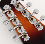 Botões de Guitarra Tipo Engrenagem com Pinos de Encaixe Base em Liga, Y-03, Y-05, Y-04, Y-06