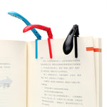 5 unidades de mini candeeiros de livro com proteção ocular, dobráveis, LED, candeeiro de noite com clip para livros