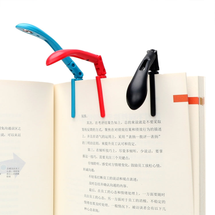 5 unidades de mini candeeiros de livro com proteção ocular, dobráveis, LED, candeeiro de noite com clip para livros