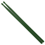2 Pares de Baquetas para Bateria em Nylon, Amarelo, Azul Claro, Preto, Verde Claro, Vermelho, Azul Marinho, Verde Escuro