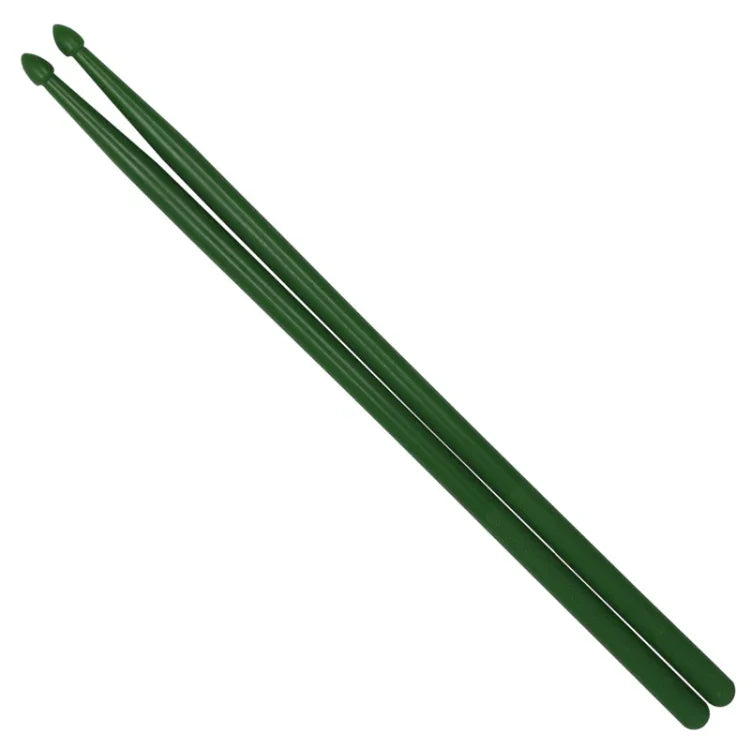 2 Pares de Baquetas para Bateria em Nylon, Amarelo, Azul Claro, Preto, Verde Claro, Vermelho, Azul Marinho, Verde Escuro