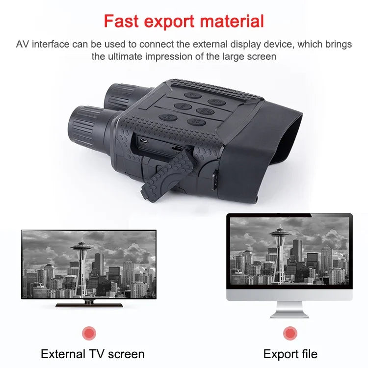 Binóculos HD para Exterior com Detecção WIFI e Dispositivo de Visão Noturna por Infravermelhos, NV3182
