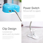 Mini candeeiro de livro LED com clip em forma de coração, luz de leitura para secretária, luz para teclado, proteção ocular, poupança de energia, luzes noturnas, rosa, amarelo, azul