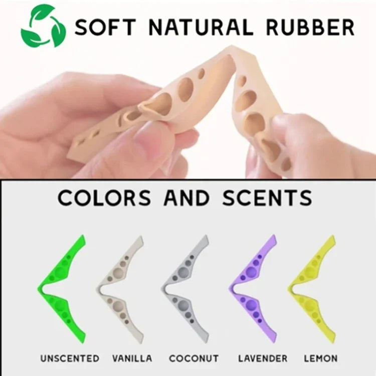 10 Unidades de Clipe Nasal para Máscara com Ponte para Uso com Óculos, Tira de Silicone Selante Anti-embaçamento, Entrega de Cor Aleatória, Clipe Nasal para Máscara