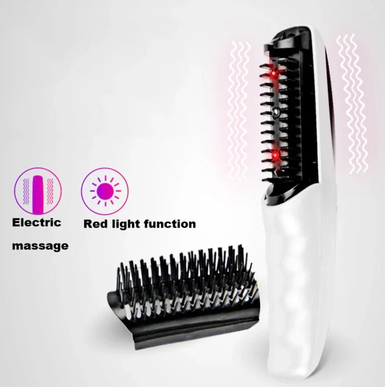 Pente de Massagem Elétrico Massajador de Cabeça Cuidados para Cabelo Comprido e Liso