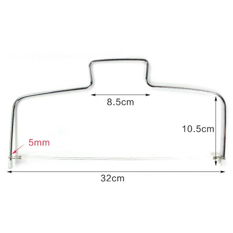 Cortador de Bolo Ajustável em Fio de Aço Inoxidável, Nivelador, Ferramentas DIY para Cozedura de Bolos, Cortador de Bolo