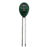 Detector de solo 3 em 1 Caneta de teste de valor de pH e intensidade luminosa Medidor de humidade do solo seco com cabeça redonda, 3 em 1