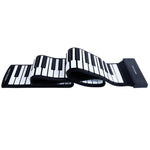 Piano Dobrável Profissional MIDI de 88 Teclas MIDI88, Teclado Suave Simulado para Prática, Piano Eletrónico Dobrável para Transporte, 88 Teclas