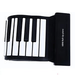 Piano Dobrável Profissional MIDI de 88 Teclas MIDI88, Teclado Suave Simulado para Prática, Piano Eletrónico Dobrável para Transporte, 88 Teclas