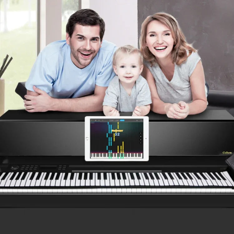 Piano Dobrável Profissional MIDI de 88 Teclas MIDI88, Teclado Suave Simulado para Prática, Piano Eletrónico Dobrável para Transporte, 88 Teclas