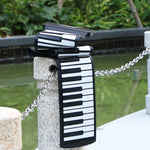Piano Dobrável Profissional MIDI de 88 Teclas MIDI88, Teclado Suave Simulado para Prática, Piano Eletrónico Dobrável para Transporte, 88 Teclas