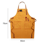 Avental de Ganga Doméstico para Barista, Roupa de Trabalho Floral para Loja de Chá, Versão para Adultos, para Crianças 47cm, para Crianças 57cm