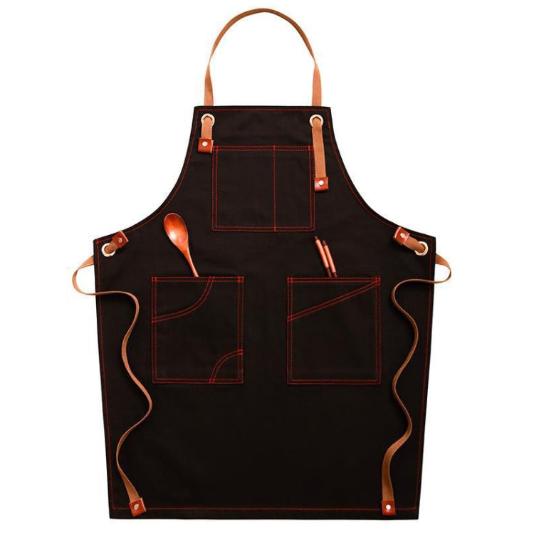 Avental de Ganga Doméstico para Barista, Roupa de Trabalho Floral para Loja de Chá, Versão para Adultos, para Crianças 47cm, para Crianças 57cm