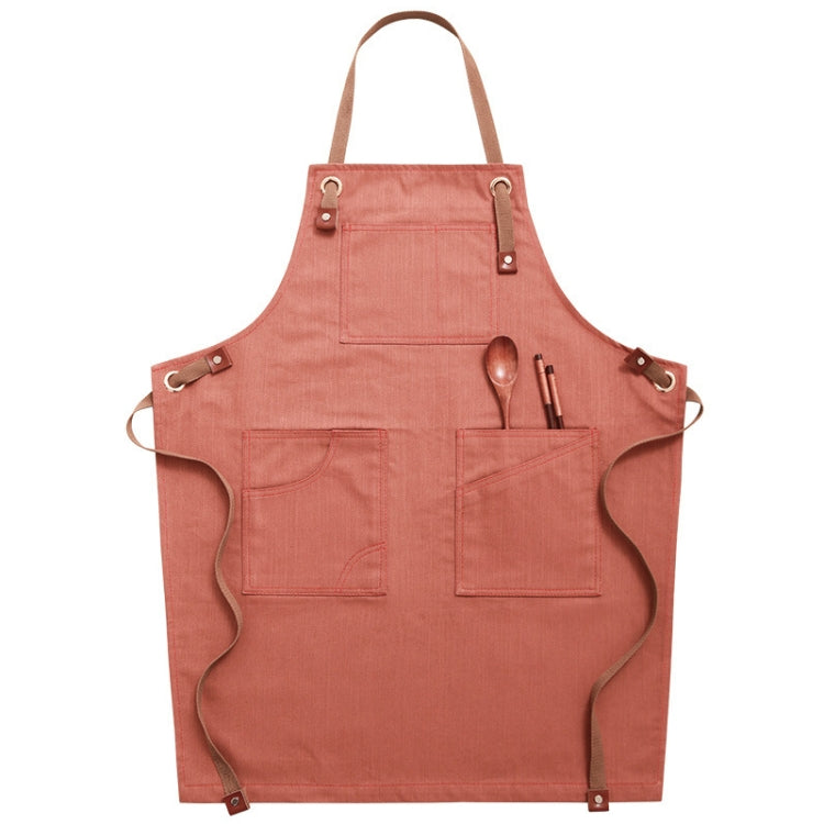 Avental de Ganga Doméstico para Barista, Roupa de Trabalho Floral para Loja de Chá, Versão para Adultos, para Crianças 47cm, para Crianças 57cm