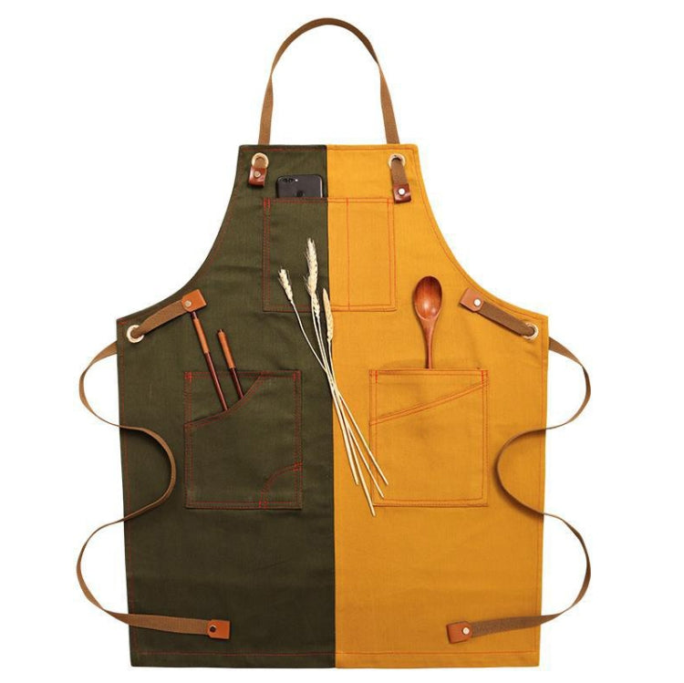 Avental de Ganga Doméstico para Barista, Roupa de Trabalho Floral para Loja de Chá, Versão para Adultos, para Crianças 47cm, para Crianças 57cm
