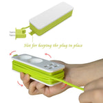 Fita de alimentação 1/2 ficha EU 4 portas USB 1200W 250V cabo de 1,5m tomada de parede portátil múltipla, tomadas ficha EU