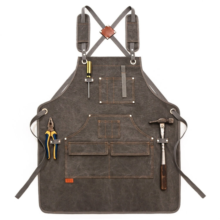 Avental de Lona para Barbearia, Torrefação, Café, Jardinagem, Carpintaria, Roupas de Trabalho para Homens e Mulheres, Modelos para Adultos, Para Crianças 47cm, Para Crianças 57cm