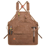 Avental de Lona para Barbearia, Torrefação, Café, Jardinagem, Carpintaria, Roupas de Trabalho para Homens e Mulheres, Modelos para Adultos, Para Crianças 47cm, Para Crianças 57cm