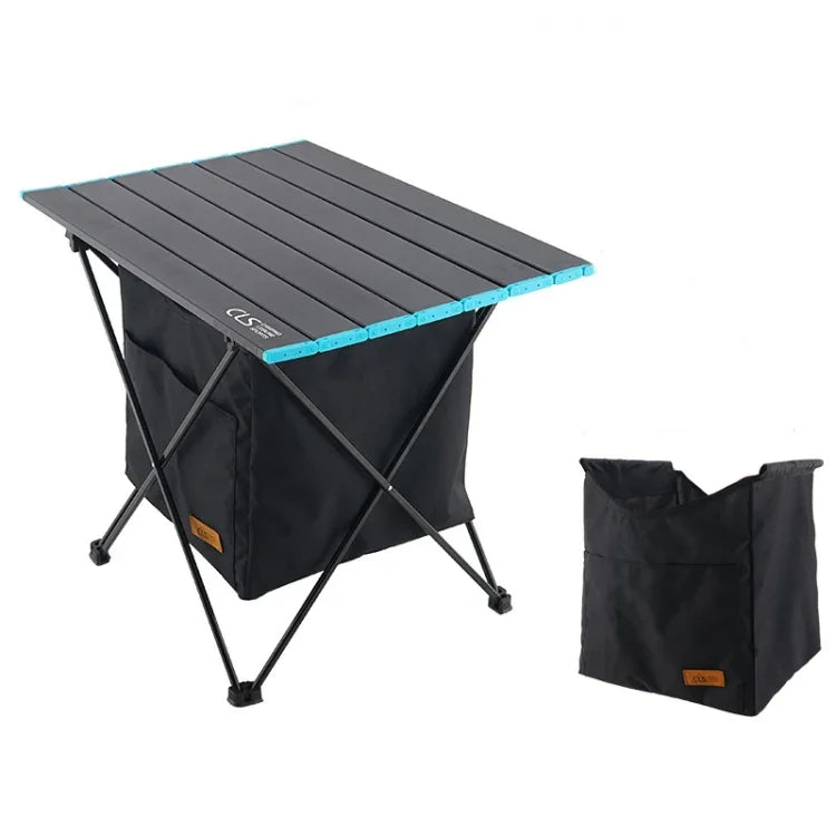 Bolsa de Armazenamento Suspensa para Mesa de Piquenique Dobrável CLS ao Ar Livre, Bolso Invisível Portátil, Estilo:, Bolso Pequeno, Bolso Grande, Mesa Pequena + Bolso Pequeno, Mesa Média + Bolso Grande