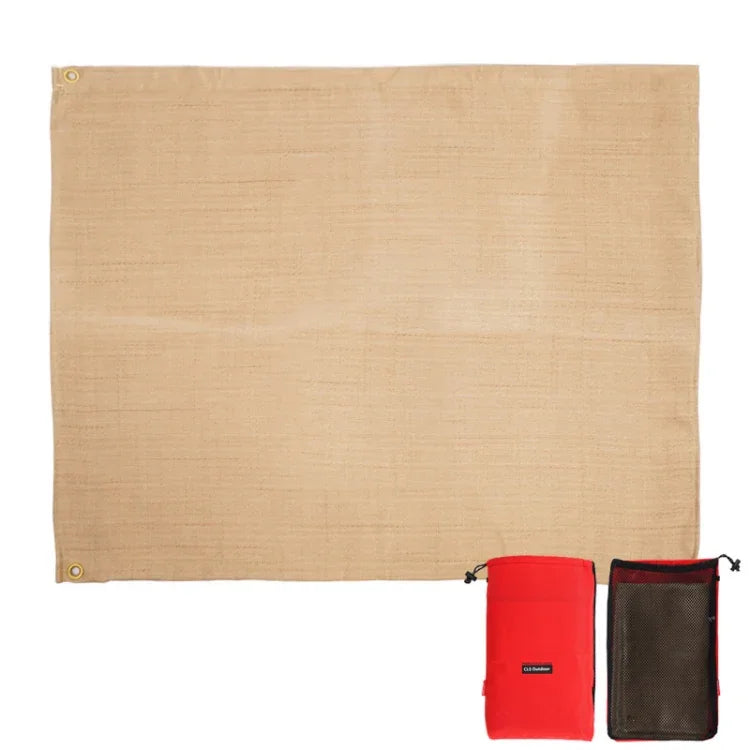 Tapete Isolante Térmico para Churrasco e Piquenique CLS, Fibra de Vidro Retardante de Chamas, Pequeno (46x44 cm), Pequeno (46x44 cm), Médio (80x60 cm), Grande (100x80 cm)