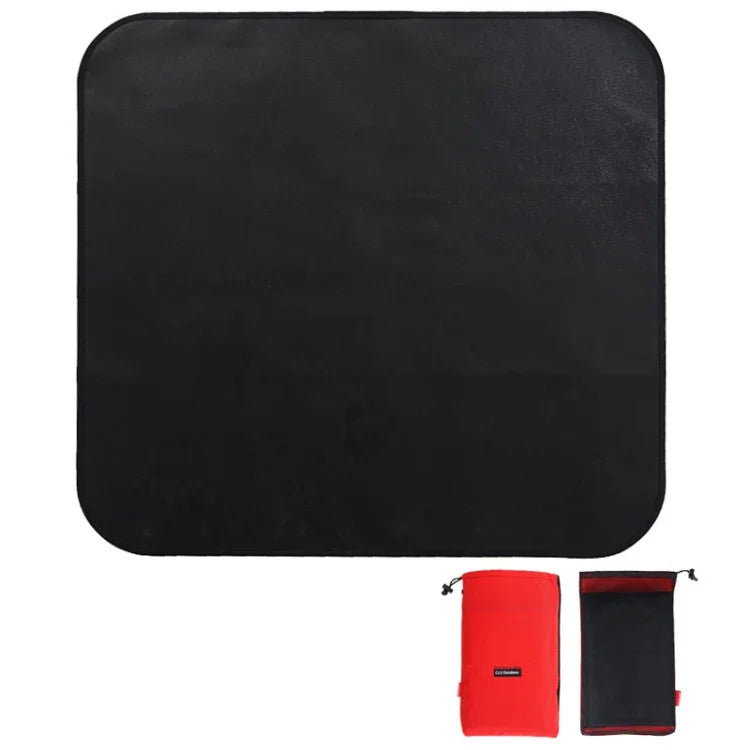 Tapete Isolante Térmico de Silicone Ignífugo para Piquenique e Churrasco CLS, S: 350x340mm, M: 450x370mm, L: 600x520mm, XL: 800x750mm